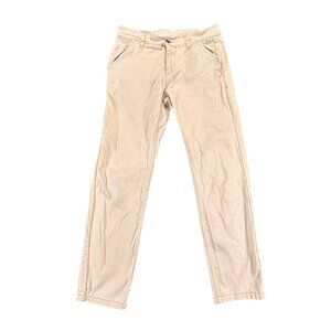Mugsy Teddys Pants Mens 32x30 Khaki Beige Regular Straight Stretch Trousers